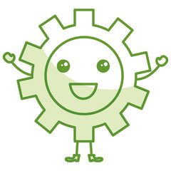 gears machinery isolated icon vector illustration design