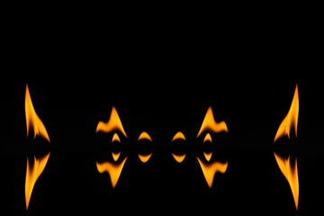 Fire flames background