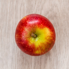 one red apple