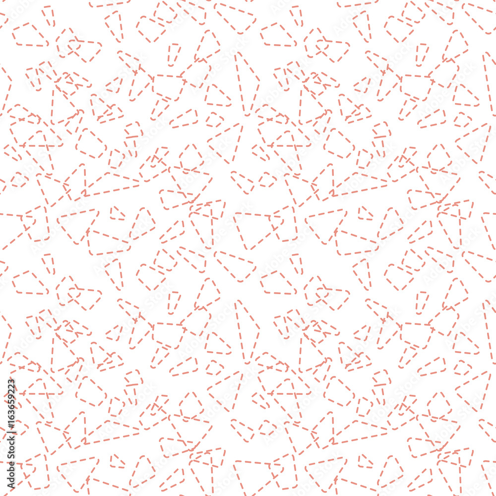 Poster Modern vector seamless pattern with  abstract geometric shapes.