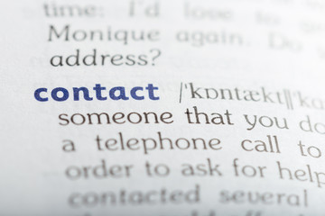 Obraz premium Dictionary definition of word