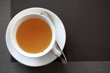 Cup of fruit tea