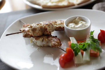 Skewers on sticks