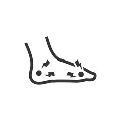 Tingling Feet Icon
