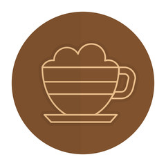 coffee cup isolated icon vector illustration design