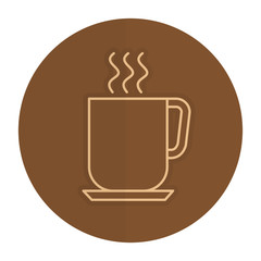 coffee mug isolated icon vector illustration design