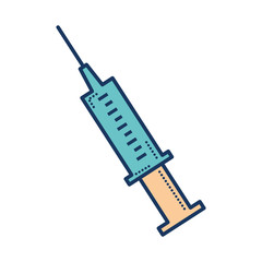 medical injection isolated icon vector illustration design