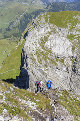 gesichertes Abenteuer im Hochgebirge - Klettersteig