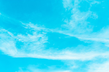 Fototapeta na wymiar Blue sky with clouds background lines intersect.