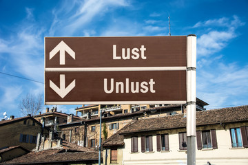 Obraz premium Schild 230 - Lust