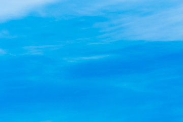 Air clouds in the blue sky.