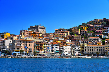 Fototapeta premium City of Porto Santo Stefano,Tuscany, Italy