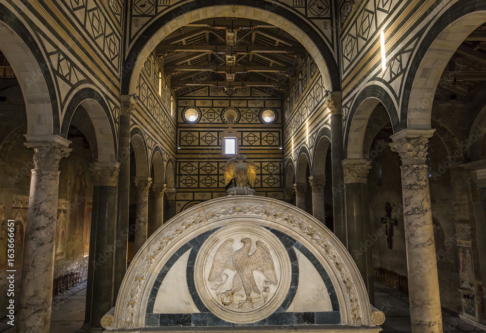 Wall mural Basilica San Miniato al monte, Florence, Italy