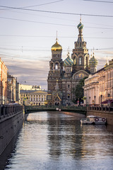 Obraz premium 29.06.2017 ,Saint Petersburg , Russia . Early morning at Nevsky Prospect