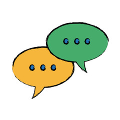 speech bubbles and dialog balloons chat message