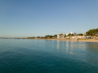 Fototapeta na wymiar Playa de Muro, Alcudia bay, Spanish island Mallorca