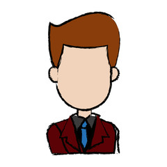 businessman character face male people portrait