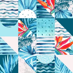 Poster Abstract summer seamless pattern. © Tanya Syrytsyna