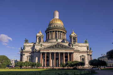 Obraz premium Saint Isaac's Cathedral. Night. St. Petersburg.