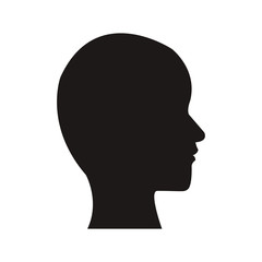 silhouette people profile man character