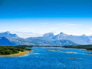 Fototapeta na wymiar fjord Norvège