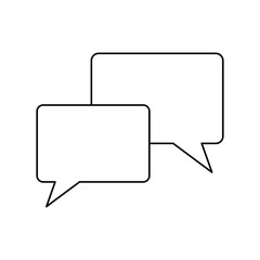 speech bubbles dialog chating message icon