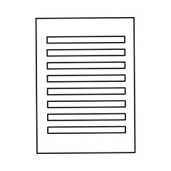 sheet paper document file icon