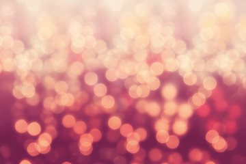blur light bokeh of love pink sweet lovely color tone for background.