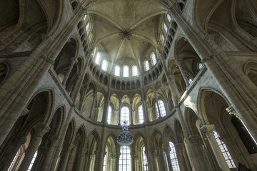 Obraz premium Cathedral Saint Gervais Saint Protais in Soissons, France