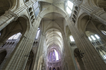 Fototapeta premium Cathedral Saint Gervais Saint Protais in Soissons, France