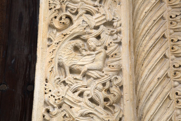 Facade of Cathedral Church Entrance, Modena
