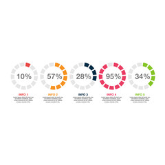 Infographic flat icon