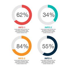 Infographic flat icon