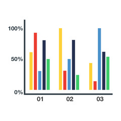 Infographic flat icon