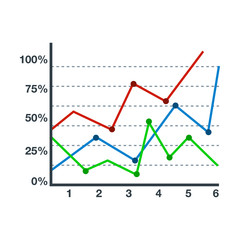 Infographic flat icon