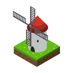 farm isometric icon