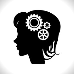 Gear in Head Pictograph