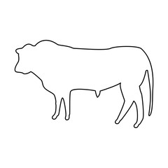 Bull icon .