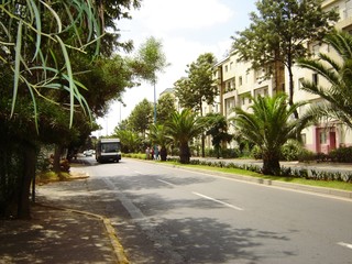 Obraz premium QUARTIER FIRDAWS/CASABLANCA/MAROC