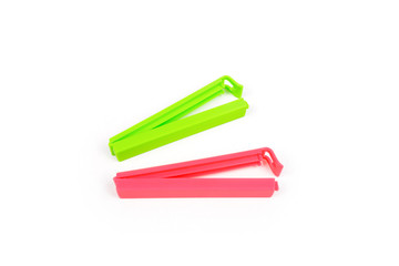 Color bag clips