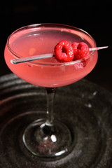 raspberry pink cocktail