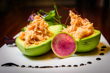avocado crab salad