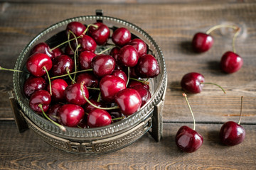 Ripe cherries