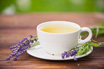green tea in beautiful cup
