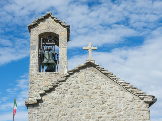 The Sanctuary of the holy family of Nazareth, It is placed on Linzone mountain, province and in the...