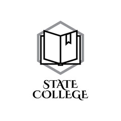 University, academy, college and school emblem