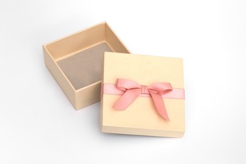 Box of a gift in various angles on a white background