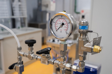 Scientific equipment in the new laboratory