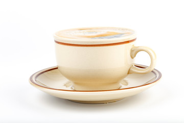 cup of coffee isolated