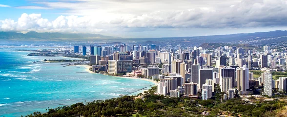 Fototapeten Honolulu Coastline © Jonathan Densford